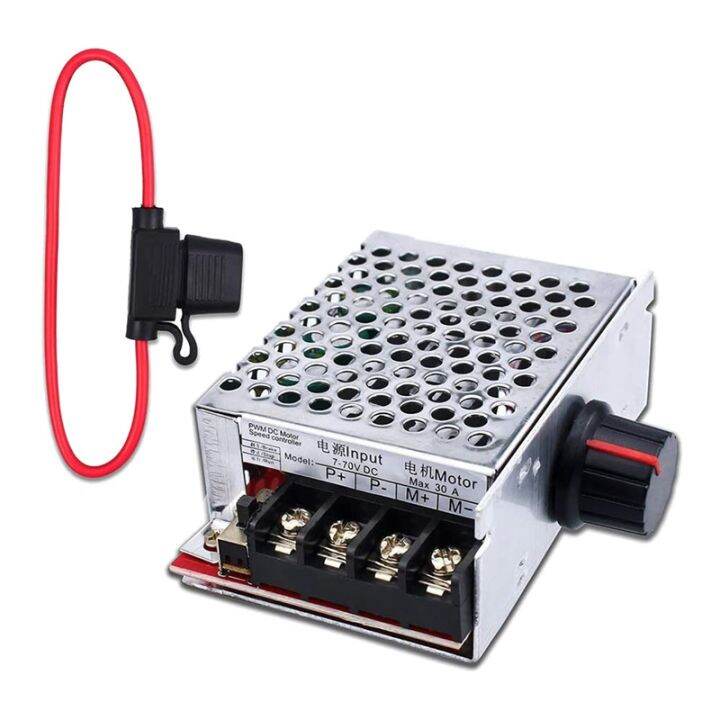 Dc 7-70V 30A Pwm Hho Rc Brush Motor Speed Controller Governor - Foto 8