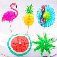 【Ready Stock】 ∈㍿ E05 50PCS Cocktail Umbrella Sticks Decorative Toothpicks Fruit Cupcake Dessert Buffet Cocktail Decoration Parasols Drinks Wedding Picks Party Tableware