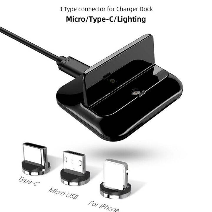 ที่เสียบ-usb-ด็อกโทรศัพท์ชนิดไมโคร-c-มีที่วางชาร์จแบบไร้สายตั้งที่ตั้งไอโฟนที่ชาร์จความเร็วสูงแม่เหล็ก-xiaomi-แอนดรอยด์-samsung