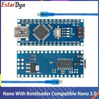 นาโนพร้อมตัวควบคุม Nano 3.0 ที่รองรับ Bootloader สําหรับ arduino CH340 USB Driver 16Mhz Nano v3.0 ATMEGA328P