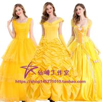 Movie live-action version of Beauty and the Beast Belle princess dress with same COS clothing womens COSPLAY skirt