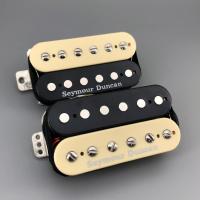 Alnico 5 Gitar Humbucker Pickup Zebra Atau Hitam 4 Kabel