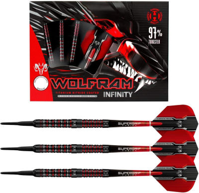 Harrows Wolfram Infinity 97% Tungsten Soft Tip Darts 20.0 Grams