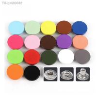 ▧❁☜ Hot 20 Sets Metal Buttons Leather Snap Fasteners 12.5mm Round Color Button No Sewing for Clothes Jackets Jeans