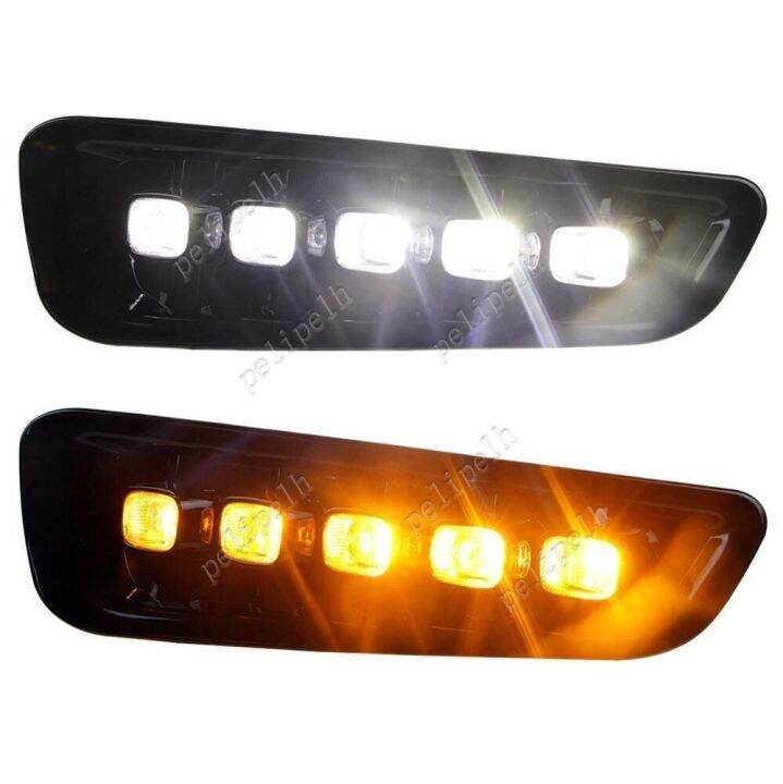 การแปลงสไตล์แรปเตอร์กันชนหน้าเหล็กพร้อมไฟตัดหมอก-led-สำหรับรถ-ford-f150-87ปี18-20