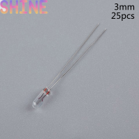 Shine 25PCS 5mm 4mm 3mm CLEAR 12V หลอดไฟขนาดเล็กของหลอดไฟข้าวสาลีสวิทช์ปุ่มหลอดไฟ