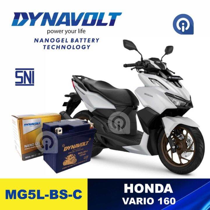 Accu Aki Motor HONDA VARIO 160 ORIGINAL DYNAVOLT | Lazada Indonesia