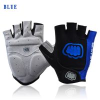 hotx【DT】 Gloves Half 5MM Gel Mountain Non-Slip Road Biking Cycling for Men