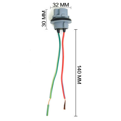 อุณหภูมิความต้านทานสายไฟเชื่อมต่อ7440/W3x16d/ผู้ถือหลอดไฟอะแดปเตอร์สูงปลั๊กแสงเลี้ยวรถ