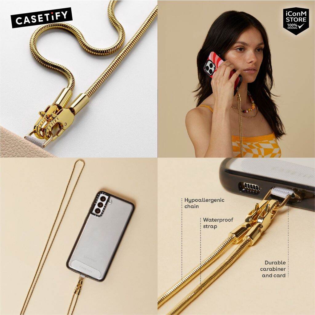 ใหม่ พร้อมส่ง CASETiFY Phone Strap Collection สายคล้องคอ สายคล้อง