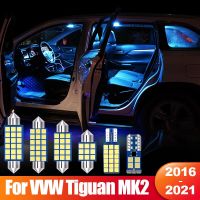 สำหรับ Volkswagen VW Tiguan 2 MK2 Allspace 2016 2017 2018 2019 2020 2021 8ชิ้นภายในรถ Canbus หลอดไฟ LED ชุดไฟตัดหมอกท้ายรถ