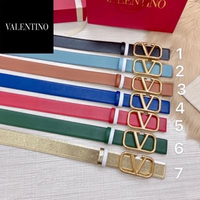 [In Stock]Top Grade Italy Brand Lady Colorful Belt 100 Cow Leather Belt With original box