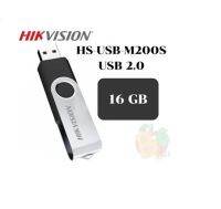 16GB FLASH DRIVE (แฟลชไดร์ฟ) HIKVISION (HS-USB-M200S) USB 2.0 R20MB/s W10MB/s (5Y) ของแท้