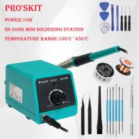 Proskit SS-202G professional Mini Soldering Station with slim soldering iron tips portable for soldering and desoldering