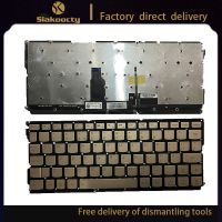 Siakoocty for NEW For Lenovo IdeaPad yoga 900s 12ISK Keyboard backlit UK golden No Frame