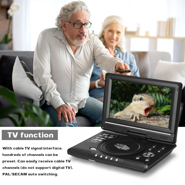 9-8inch-high-denifition-tv-dvd-player-portable-vcd-mp3-mpeg-viewer-with-game-handle-and-compact-disc