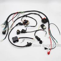 GY6 125cc 150cc COMPLETE ELECTRICS 6 coil Stator Wire Harness Loom Magneto Coil CDI Rectifier Solenoid Spark Plug New Coils