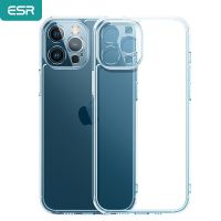 ✌๑℡ ESR Clear Case for iPhone 12 Full Lens Protection Cover Tempered Glass Case for iPhone 12 Pro Max Shockproof Transparent Cases