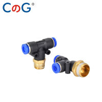 นิวเมติก Air Connector Fitting Pbpd 4มม. 6มม. 8มม. 18 "14 38 12ท่อตรงอุปกรณ์ท่อ Quick Connectors