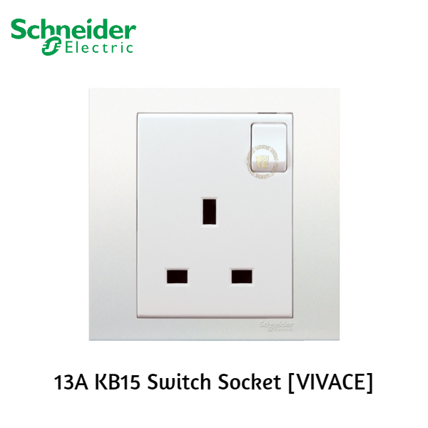 SCHNEIDER 13A KB15 Switch Socket [VIVACE] 方开关 | Lazada