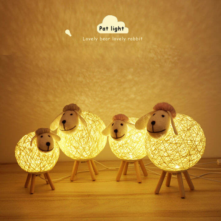 dropshipping-sheep-led-night-light-hand-woven-lampshade-moon-lamp-cute-sleep-bedroom-bedside-decoration-animals-night-lamp