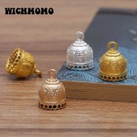 【YF】☼♞  Fashion 8pcs/bag 19x14mm Zinc Alloy clocks Round Beads Tassels End Cap Charms Pendants for Jewelry Accessories