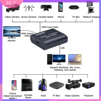 【HJ】 1080P 4K HDMI ไปยัง USB 2.0การ์ดจับวิดีโอ dongle Game Record ถ่ายทอดสด