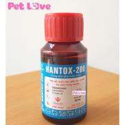 Hantox 200 diệt ve rận, bọ chét, ruồi, muỗi, kiến, gián chai 50ml