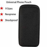 black Universal mobile phone pouch caseSmartphone Neoprene soft cover shockproof for Google for Huawei for ZTE bag