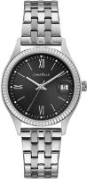 Bulova Caravelle Dress Quartz Ladies Watch Dress Silver-Tone/Black dial