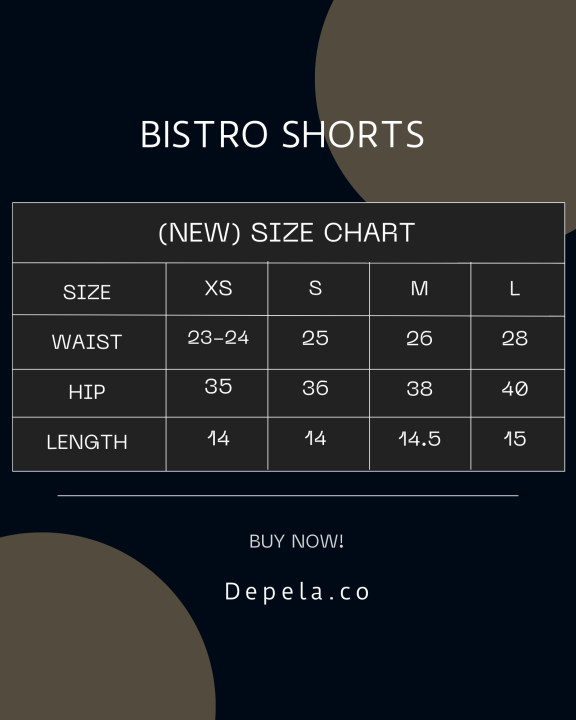 depela-co-bistro-shorts-dark-grey-กางเกงขาสั้น