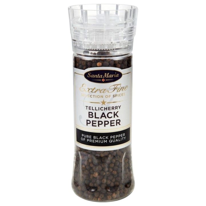 import-foods-santa-maria-tellicherry-black-pepper-grinder-210g-ซานตามาเรีย-เตลลิเชอร์รี-เครื่องบดพริกไทยดำ-210กรัม