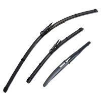 ZZOOI Misima Windshield Windscreen Wiper Blades For Smart ForTwo W451 2007 - 2014 Front Rear Window Set 2008 2009 2010 2011 2012 2013