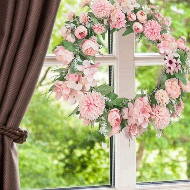 realistic-handmade-pink-wreaths-for-front-door-window-wedding-wall-home-decor-17inch-artificial-door-wreaths