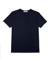 Knit Shirt Co. Iconic Pima Tees Navy  เสื้อยืดคอกลม ผ้าฝ้าย pima cotton 100% สีกรม