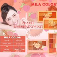 อายแชโดว์บวกบลัชออนพิช MILA COLORอายแชโดว์พิช บลัชออนพิช ?อายแชโดว์และบลัชออนในตลับเดียว สีสวยหวาน มี2โทน ?