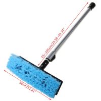 Car Flow-through Wash Brush escoping Handle Soft Cleaning Head RV Wash Trailer