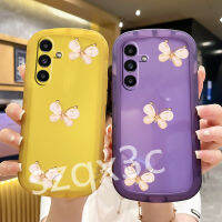 เคสซิลิโคนปลอกสำหรับ Samsung โทรศัพท์ A14 Nerw Galaxy A04e A13 3D A04 A04S LTE S23 + S22 Plus S23อัลตร้า4G 5G เคส2023พร้อมเคสนิ่มรูปผีเสื้อน่ารักน่ารักมีกล้องเต็มฝาหลัง TPU galaxyA54 GalaxyA34