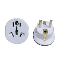 Europe/Germany Travel Plug Adapter International Power Adaptor Eu Plug to US Plug Converter Adapter Travel from US to EU Wires  Leads  Adapters