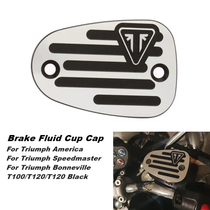 For Triumph Bonneville Boer Black T120 Motorcycle Oil Cup Cover Brake