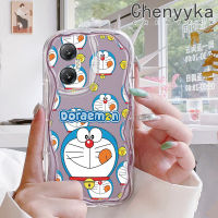 เคส Chenyyyka สำหรับ Infinix เคสสำหรับ20i Infinix ขายดี20 Hot Play Hot 30 30i Hot 30 Play เคสการ์ตูนน่ารักลายโดราเอมอนดีไซน์ใหม่ขอบเนื้อครีมกันกระแทกแบบใสเคสมือถือปลอกโปร่งใสลายกล้องถ่ายรูปเรียบง่ายฝาครอบป้องกันอ่อนโยน