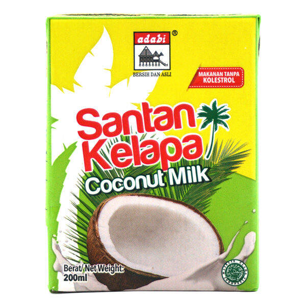 Adabi Santan Kelapa Coconut Milk 200ml Lazada 2922