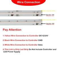 ไฟ LED 720ดวง/ม. 1903 IC สีแถบ LED COB แบบ WS2811ฝันสีดิจิตอล DC12V/24โวลต์