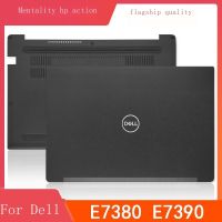 Dell Latitude E7380 E7390 A Shell B ฝาหลัง0T7C6V 00J8KT กรอบแล็ปท็อปฝาหลังเชลล์ด้านหน้าปก Palmrest