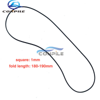 1Pc Square 1Mm Transmission Belt สำหรับเครื่องบันทึกเทป Cassette Deck ผู้เล่นเดี่ยว Walkman 1Mm Square พับความยาว180มม.-190มม.