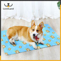 Lovinland Pet ที่รองนั่งน้ำแข็งฤดูร้อนเสื่อแมว Mat กัดเบาะปูเตียงทำจากแผ่นเจลเย็น Kennel Mat เสื่อนอนสุนัขที่รองนั่งน้ำแข็ง