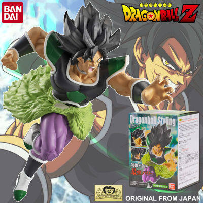 งานแท้ 100% แมวทอง Bandai จากการ์ตูนเรื่อง Dragon Ball Super Z ดราก้อนบอล ซุปเปอร์ แซด Styling Saiyan Broly ซุปเปอร์ไซย่า โบรลี่ Angry Anger Candy Toy Shokugan Ver Original Figure Genuine from japan ฟิกเกอร์ โมเดล ตุ๊กตา อนิเมะ ของขวัญ Anime Model