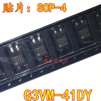 10Pcs นำเข้า-41DY G3VM-41DY SMD SOP-4 Optocoupler Solid State Relay G3VM-41DY1