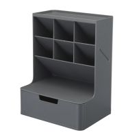 6 +1 Drawer Desktop Storage Box Pencil Makeup Storage Box School Office Supplies Stationery