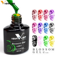 【CW】Venalisa Nail Art Beauty Manicure New Package Tube Stamping Gel Pudding Gel DIY Nail Design Flower Blooming Effect Paint Gel